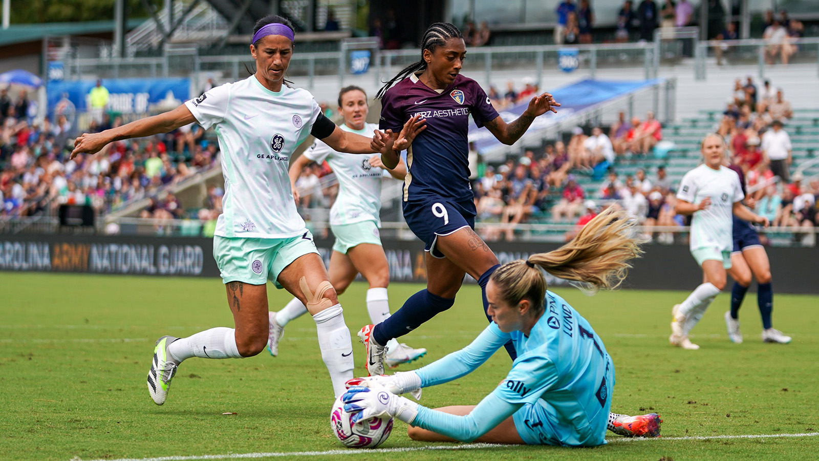 North Carolina Beats Racing Louisville 20 in UKG NWSL Challenge Cup